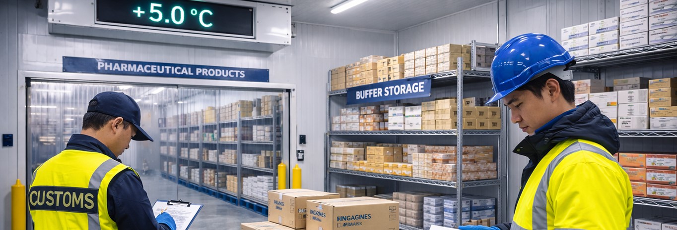 Cold Room Construction for Pharmaceutical Import and Export Hubs