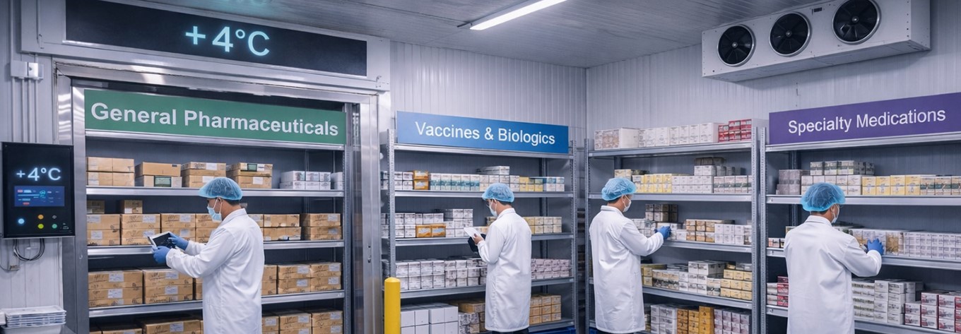 Industrial Cold Room Design for Centralised Pharmaceutical Warehouses