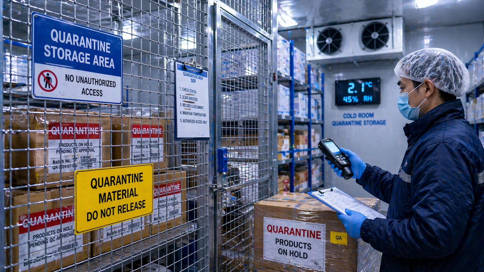 Cold Room Design for Pharmaceutical Quarantine Storage Areas